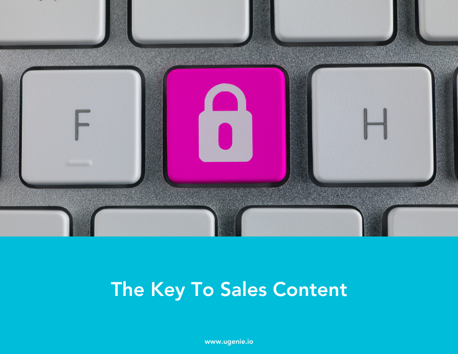 the key to sales content